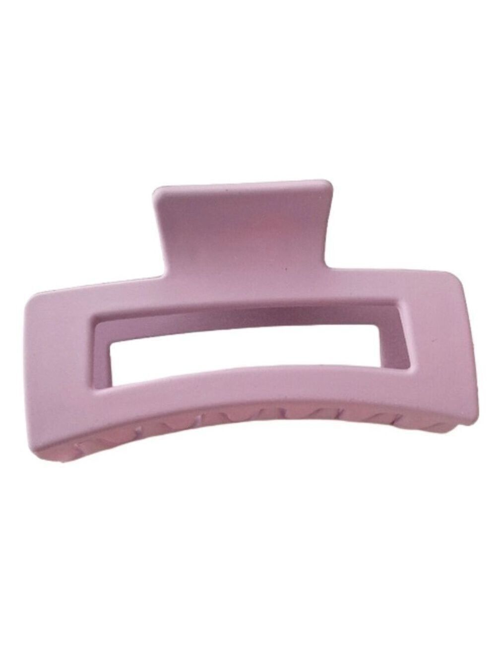 $10 (2 for $16) Large Solid Matte Lavender Hair Claw Clip Rectangular Crab Clip